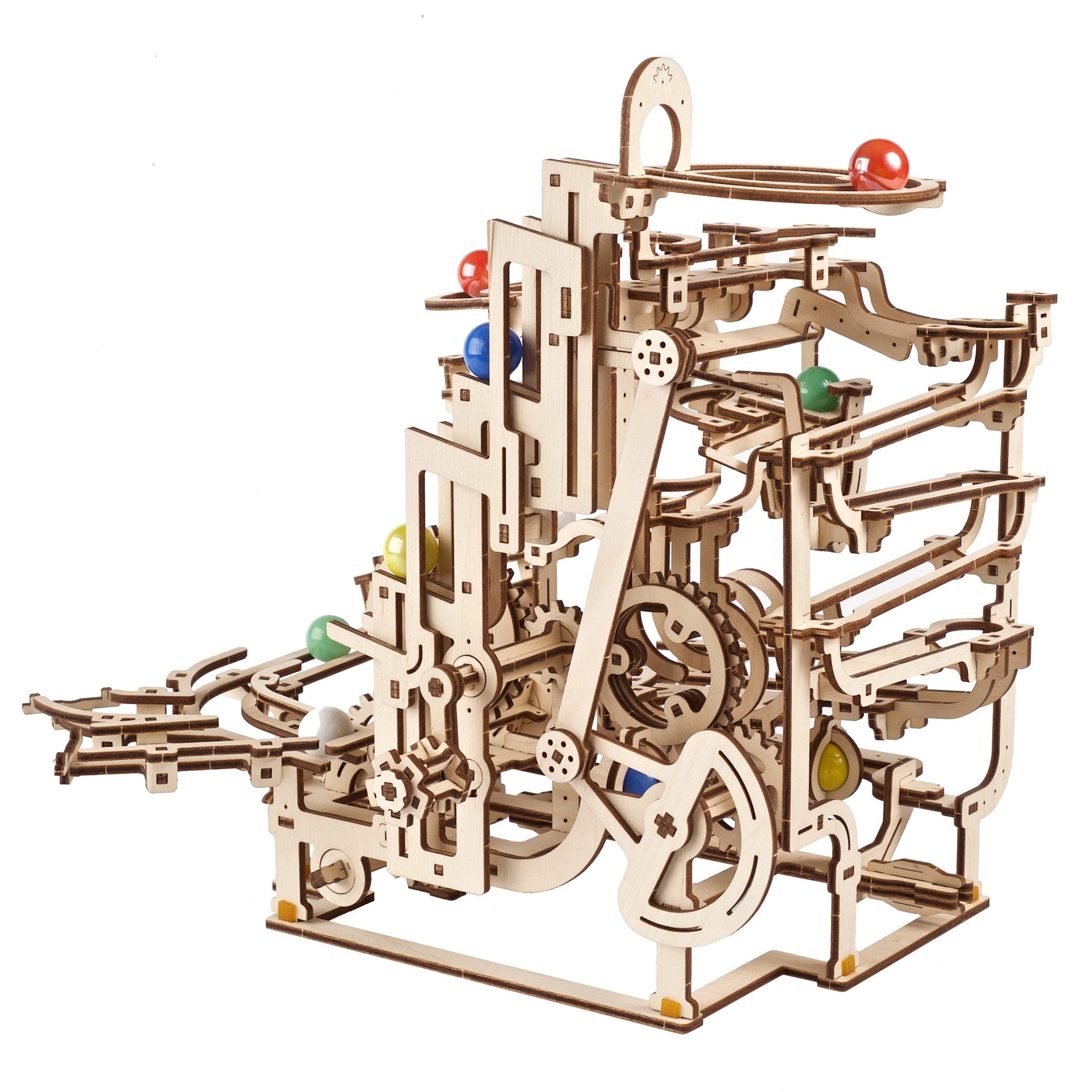 Parcours à billes avec palan à gradins - Ugears – Image 3