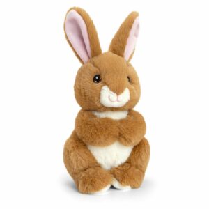 Peluche Lapin brun – KeelEco – 19 cm