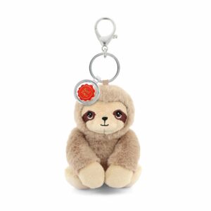Porte-clés peluche Paresseux – KeelEco – 12 cm