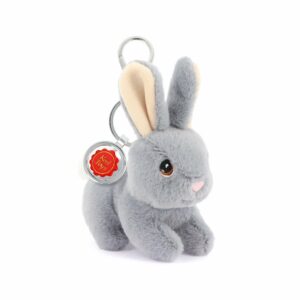 Peluche porte-clés lapin – KeelEco - 12 cm