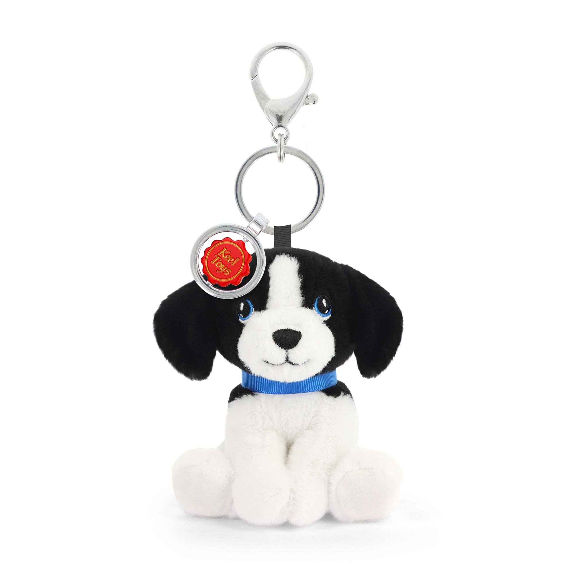 Porte-clés peluche Border Collie – KeelEco – 12 cm