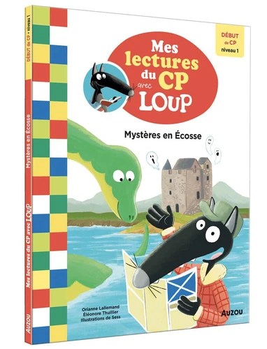 Mes lectures du cp avec loup - Mystères en écosse - Auzou