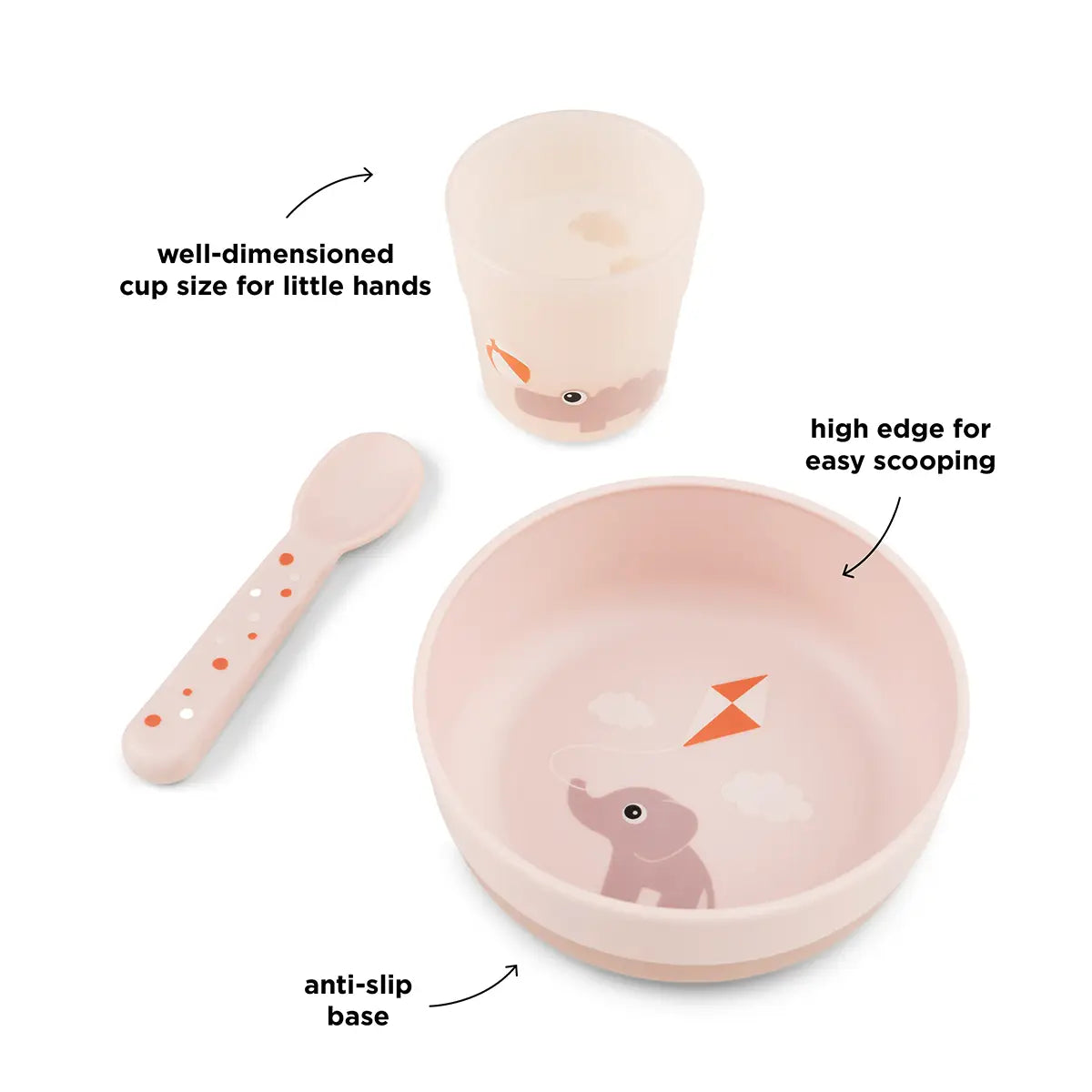 Foodie first meal set Playground pink - Done by Deer – Image 2