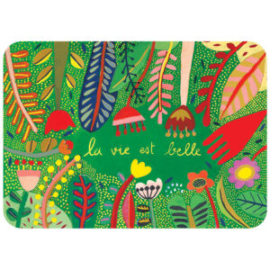 Carte La Vie est Belle – Jardin avec enveloppe