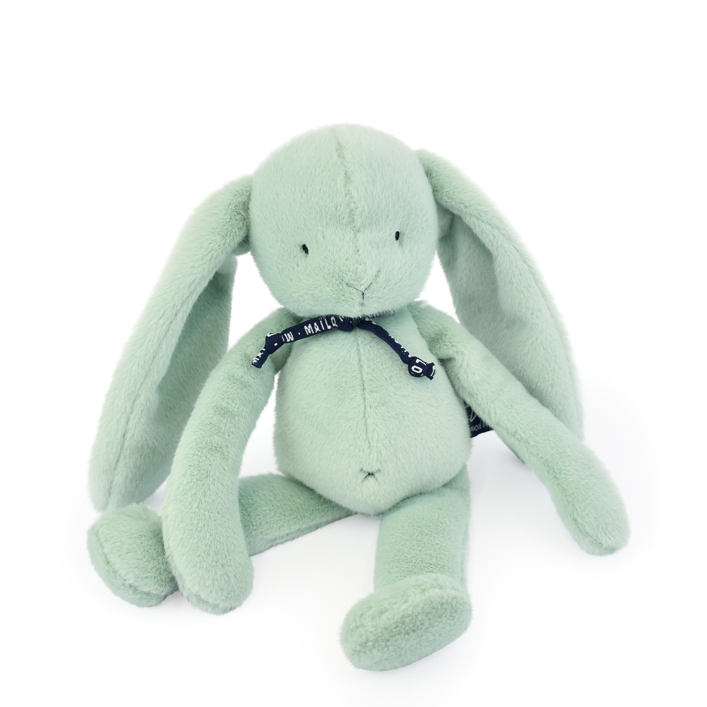 Lapin Méloé 37 cm Vert Sauge - Maïlou