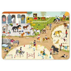 Cartes d’Art – Sous-main Équitation