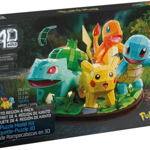 4D Build Pokémon - Diorama Région Kanto