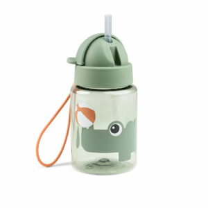 gourde à paille - playground - vert - 280 ml - Done by Deer