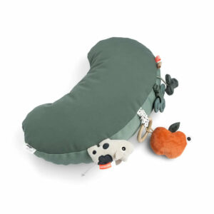 coussin d'éveil tummy time - tiny farm - vert - Done by Deer