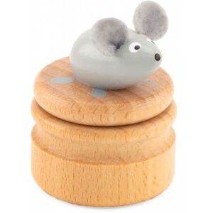 Boîte à dents souris en bois – Ulysse