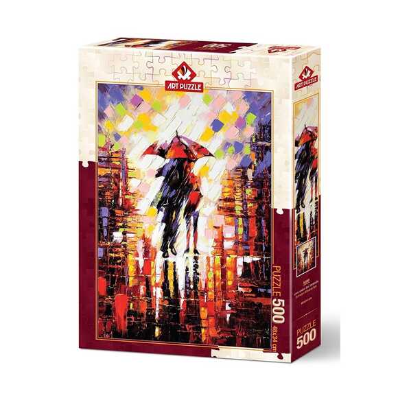 Puzzle 500 pièces Amour sous le parapluie - Art Puzzle
