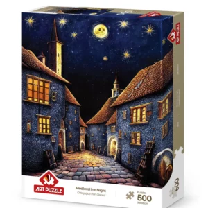 Puzzle 500 pièces Nuit à l’auberge médiévale - Art Puzzle