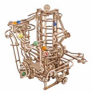 Parcours à billes avec palan à spirale - Ugears