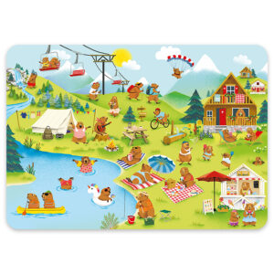 SET DE TABLE MARMOTTES ÉTÉ