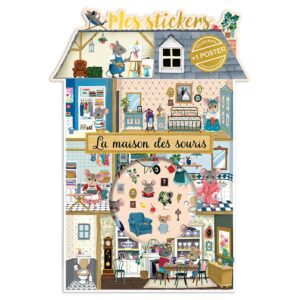 JEU STICKERS + POSTER MAISON DES SOURIS