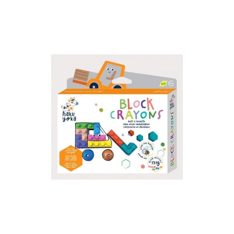 Crayons à assembler Chariot élévateur - Haku Yoka