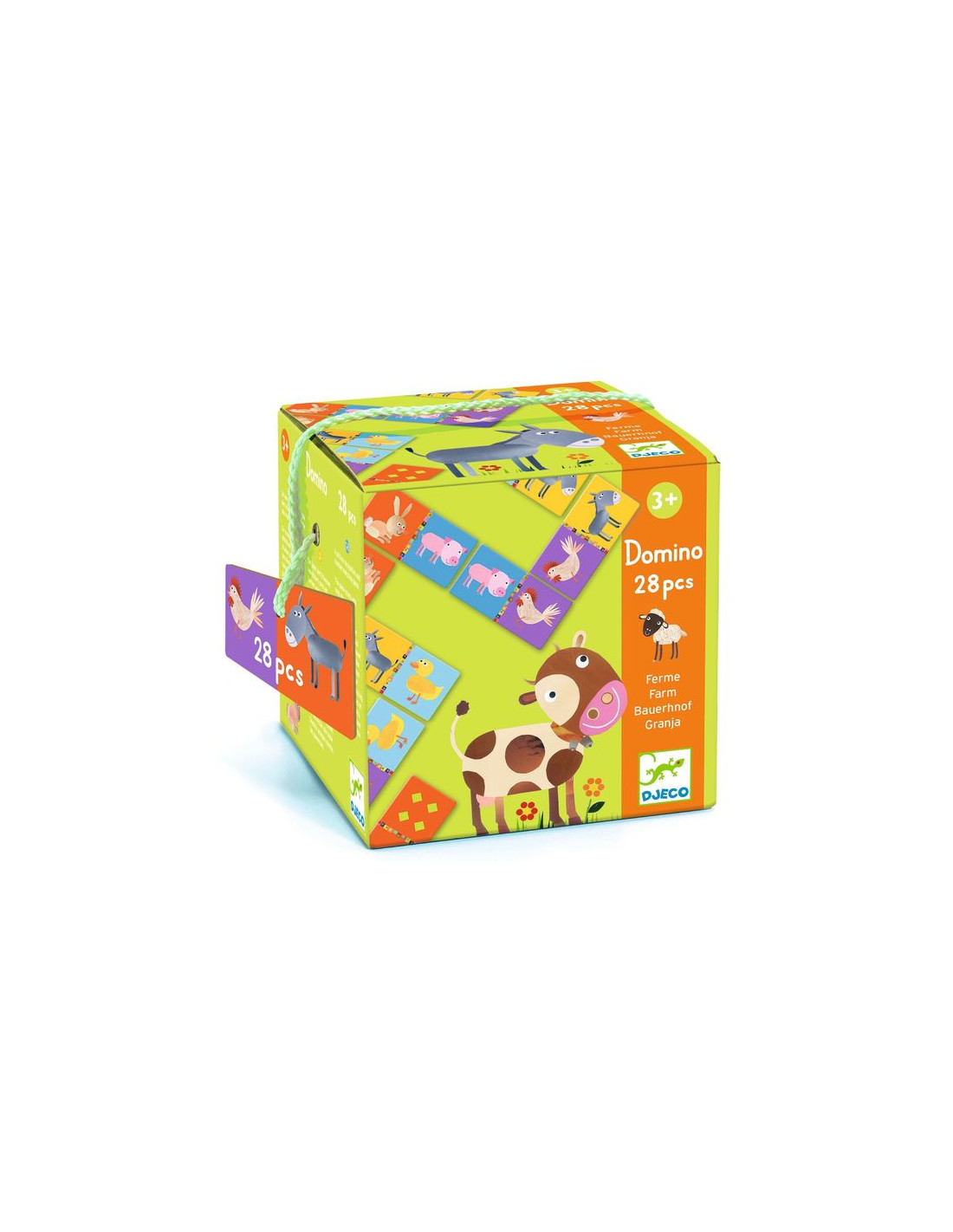 MÉMO, LOTO, DOMINO - Domino ferme - Djeco