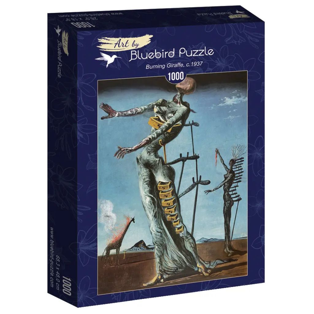 Puzzle 1000 pièces Salvador Dalí – La Girafe en feu - Bluebird Puzzle