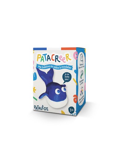 Kit baleine en pâte à modeler Patalège - Patacréer