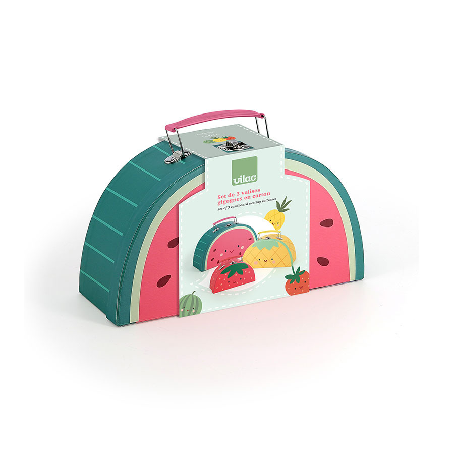 Set de 3 valisettes Fruits - Sarah Betz - Vilac – Image 3
