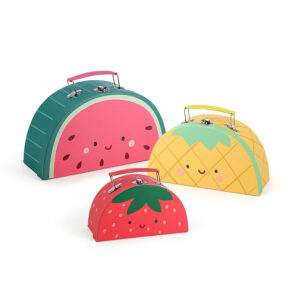 Set de 3 valisettes Fruits - Sarah Betz - Vilac