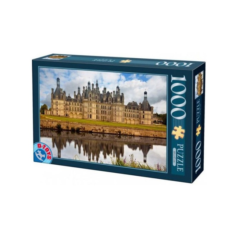 Puzzle 1000 pièces Château de Chambord - D-Toys