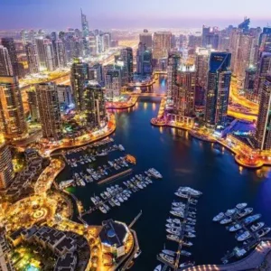 Puzzle 1000 pièces Dubaï de nuit - Castorland