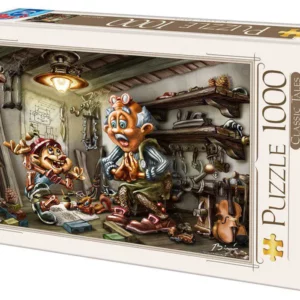 Puzzle 1000 pièces Pinocchio de Bírό Dónát - D-Toys