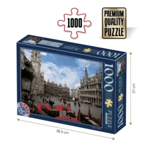 Puzzle 1000 pièces Belgique – Grand-Place de Bruxelles - Roovi