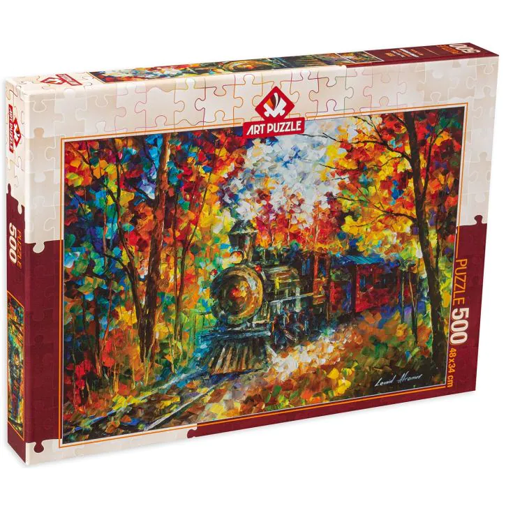 Puzzle 500 pièces Train d’automne - Art Puzzle