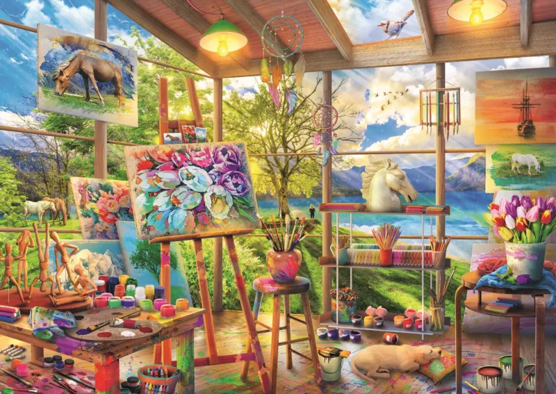 Puzzle 2x500 pièces - chats - Trefl – Image 3